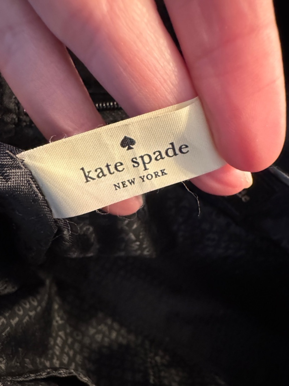 EUC! Kate Spade West Street Abby Black Pebbled Leather Multi-Way Bag - Picture 9 of 11